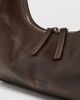 Marge Sherwood Marge Sherwood Hobo Shoulder Bag Washed Brown Pull-Up One - 5