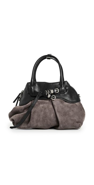 Marge Sherwood Marge Sherwood Soft Grandma Layered Mini Bag Grey Suede One