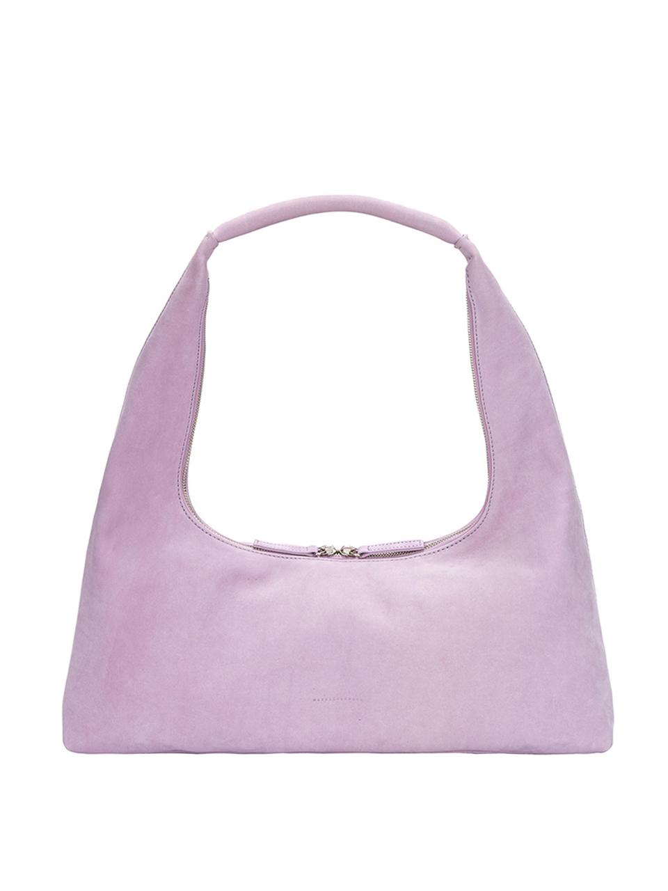MARGESHERWOOD HOBO LARGE Bag_lavender pink suede
