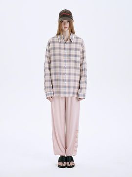 MARGESHERWOOD Jersey Banding Jogger Pants_Pink