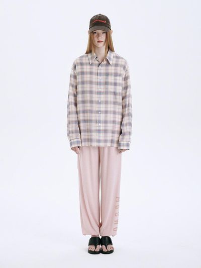 MARGESHERWOOD Jersey Banding Jogger Pants_Pink