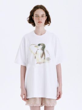 MARGESHERWOOD Loose Fit T-shirt_White