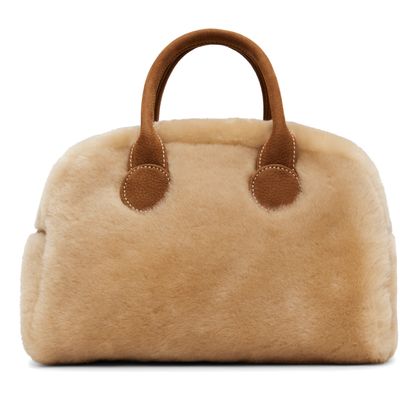 MARGESHERWOOD MARGESHERWOOD Beige Soft Bowling Bag