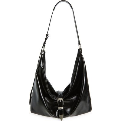 MARGESHERWOOD MARGESHERWOOD Belted Leather Hobo Bag