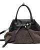MARGESHERWOOD MARGESHERWOOD Black & Suede Soft 'Grandma' Layered Mini Bag - 1