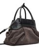 MARGESHERWOOD MARGESHERWOOD Black & Suede Soft 'Grandma' Layered Mini Bag - 3