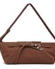 MARGESHERWOOD MARGESHERWOOD Brown Leather 'Grandma' Used Sling Bag - 1