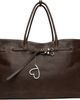 MARGESHERWOOD MARGESHERWOOD Brown Leather 'Grandma' Used XL Tote - 1