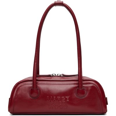 MARGESHERWOOD MARGESHERWOOD Burgundy Soft Boston EW Mini Bag