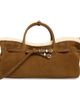 MARGESHERWOOD MARGESHERWOOD Grandma Genuine Shearling Trim Leather Shoulder Bag - 1
