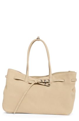 MARGESHERWOOD MARGESHERWOOD Grandma Large Buckle Leather Shoulder Bag