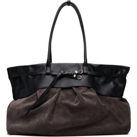 MARGESHERWOOD MARGESHERWOOD Gray Soft Grandma Layered Tote