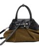 MARGESHERWOOD MARGESHERWOOD Khaki & Black Soft 'Grandma' Layered Mini Bag - 1