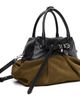MARGESHERWOOD MARGESHERWOOD Khaki & Black Soft 'Grandma' Layered Mini Bag - 2