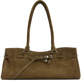 MARGESHERWOOD MARGESHERWOOD Khaki Soft Leather 'Grandma' Shoulder Bag