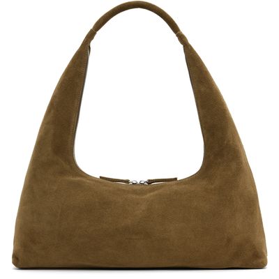 MARGESHERWOOD MARGESHERWOOD Khaki Suede Large Bag