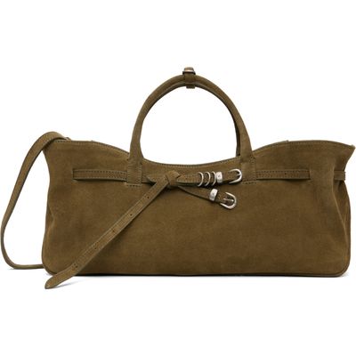 MARGESHERWOOD MARGESHERWOOD Khaki Zipped 'Grandma' Used Bag