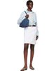 MARGESHERWOOD MARGESHERWOOD Navy Soft Boston Bag - 4