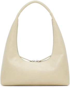 MARGESHERWOOD MARGESHERWOOD Off-White Leather Shoulder Bag