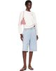 MARGESHERWOOD MARGESHERWOOD Pink Leather 'Grandma' Used Sling Bag - 4