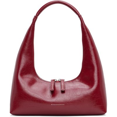 Margesherwood Red Leather Shoulder Bag