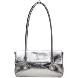 MARGESHERWOOD MARGESHERWOOD Silver Flap Small Bag