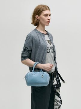 MARGESHERWOOD MARGESHERWOOD SOFT BOWLING BAG SUEDE [BLUE]
