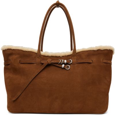 MARGESHERWOOD MARGESHERWOOD Tan 'Grandma' Used Large Tote