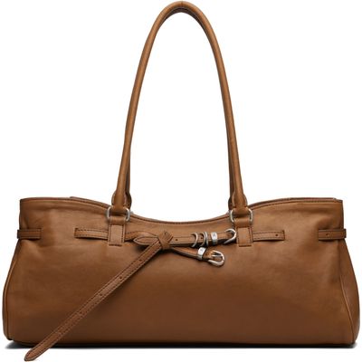 MARGESHERWOOD MARGESHERWOOD Tan Soft Grandma Shoulder Bag