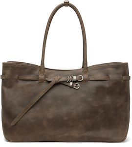 MARGESHERWOOD MARGESHERWOOD Taupe Grandma Used Large Tote