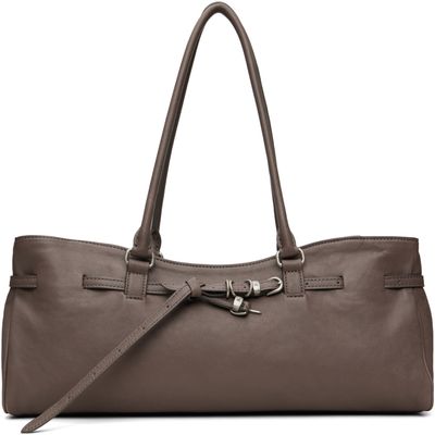 MARGESHERWOOD MARGESHERWOOD Taupe Soft 'Grandma' Shoulder Bag