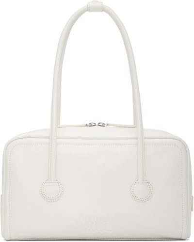 MARGESHERWOOD MARGESHERWOOD White Soft Boston Small Bag