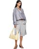 MARGESHERWOOD MARGESHERWOOD Yellow Leather Large Bag - 4