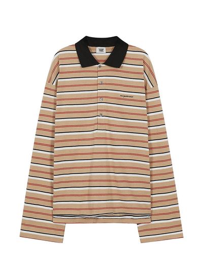 MARGESHERWOOD PK STRIPE LONG SLEEVE_beige