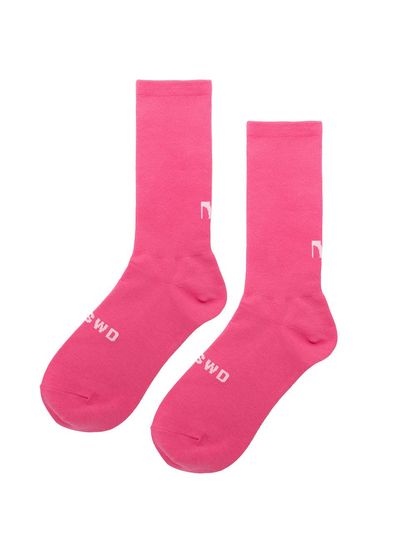MARGESHERWOOD Solid Symbol Socks_Pink
