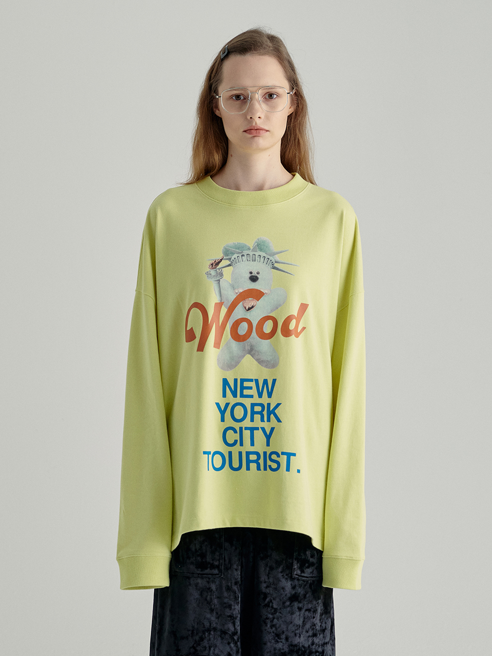 MARGESHERWOOD Statue Of Wood Graphic T-shirt