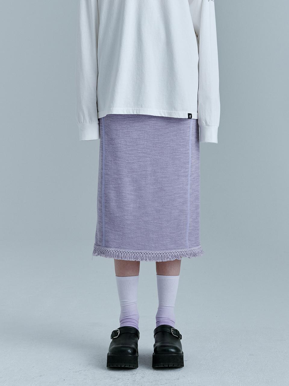 MARGESHERWOOD Tassel Skirt (Violet)