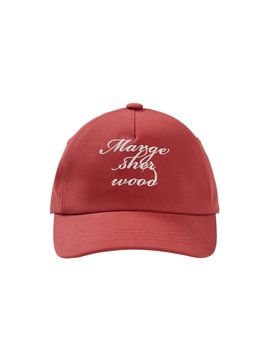 MARGESHERWOOD Vintage Logo Ball Cap_Red