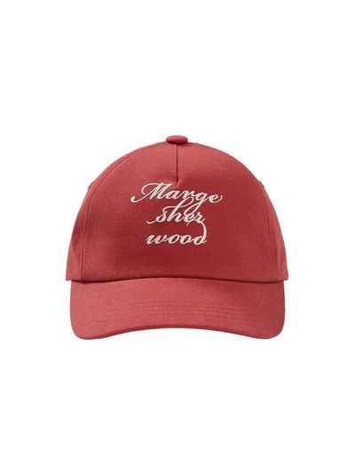 MARGESHERWOOD Vintage Logo Ball Cap_Red
