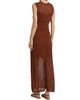 Maria Cher Women's Cervantes Leah Textured Knit Maxi Dress - 5