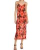 Maria Cher Women's Chalten Isabel Global-Print Crepe Bias-Cut Slipdress - 3