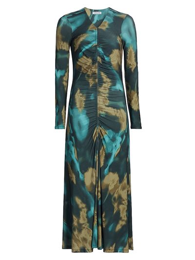 Maria Cher Women's Chester Carly Abstract-Print Maxi Dress