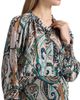 Maria Cher Women's Frank Julieta Printed Silk Blouse - 6