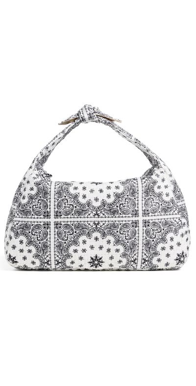 Maria La Rosa Maria La Rosa Bandana Bound Bag White One
