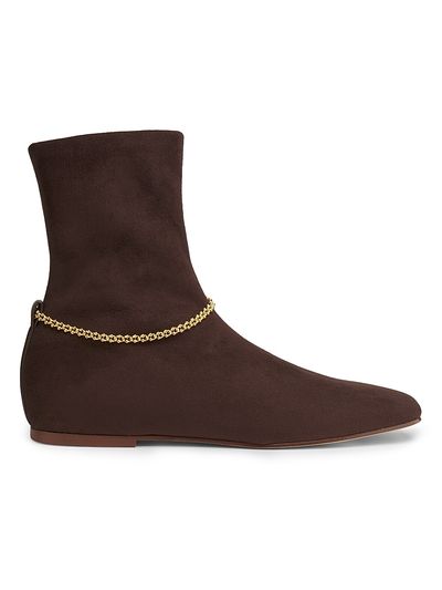 Maria Luca Women's Norma Square Toe Chain Booties