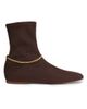 Maria Luca Women's Norma Square Toe Chain Booties - 7