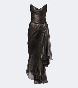 Maria Lucia Hohan Maria Lucia Hohan Heidi metallic silk corset gown