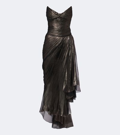Maria Lucia Hohan Maria Lucia Hohan Heidi metallic silk corset gown