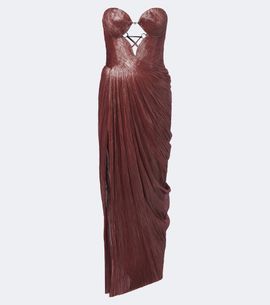 Maria Lucia Hohan Maria Lucia Hohan Huda metallic corset gown