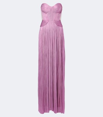 Maria Lucia Hohan Maria Lucia Hohan Kamina metallic silk corset gown